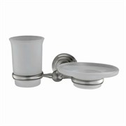 WASSERKRAFT Ammer K-7026 Держатель стакана и мыльницы, никель WASSERKRAFT 7026
