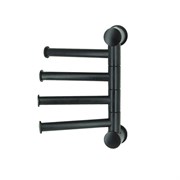 WASSERKRAFT K-1054BLACK Держатель полотенец четверной, черный WASSERKRAFT 1054B