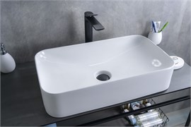 GID Раковина N9596 51199 накладная белая 61x35x13 GID-51199