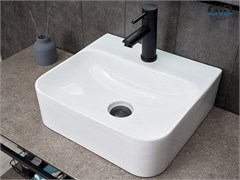 GID Раковина N9257 51217 накладная белая 43x39x13 GID-51217