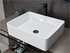 GID Раковина N9104 51236 накладная белая 52x41x13.5 GID-51236
