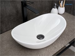 GID Раковина N9133 51201 накладная белая 48x30.5x14.5 GID-51201