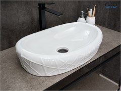 GID Раковина 777s 51222 накладная белая 60x39x13.5 GID-51222