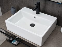GID Раковина N9153 51215 накладная белая 53x41x15 GID-51215