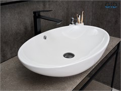 GID Раковина N9007 51207 накладная белая 63.5x41.5x15 GID-51207