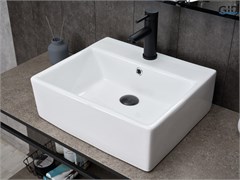 GID Раковина N9145 51214 накладная белая 45.5x40x15 GID-51214