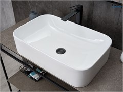 GID Раковина N9599 51231 накладная белая 61x38x15 GID-51231