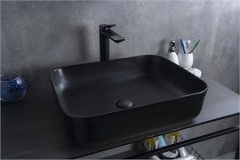 GID Раковина Bm1304 53350 накладная черная матовая 50x39x13 GID-53350