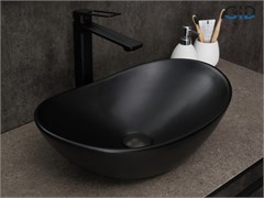 GID Раковина Bm9133 53352 накладная черная матовая 48x30.5x14.5 GID-53352