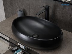 GID Раковина Bm9030a 53371 накладная черная матовая 60x41x15 GID-53371