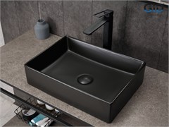 GID Раковина Bm1204 53360 накладная черная матовая 45x32x11 GID-53360