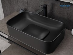 GID Раковина Bm9598 53365 накладная черная матовая 61x38x15 GID-53365