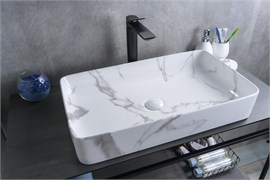 GID Раковина Mnc396C 54476 накладная под камень глянцевая 60x34x11 GID-54476