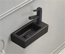 GID Раковина Bm9272L 62203L подвесная черная матовая 36.5x18x9 GID-62203L