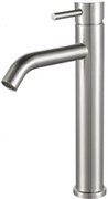 AQUANET Steel Смеситель для раковины, цвет сталь AQUANET-242967