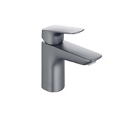 AQUATEK AQ1010BGM ВЕГА Смеситель для раковины 97 без донного клапана, оружейная сталь AQ1010BGM