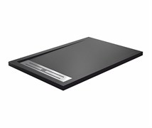 WASSERKRAFT Abens 20T Душевой поддон прямоугольный искусственный камень размер 120x90 см, черный WASSERKRAFT 20T07