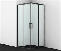 WASSERKRAFT Dill 61S Душевой уголок квадратный размер 90x90 см двери раздвижные профиль - черный / стекло - прозрачное WASSERKRAFT 61S03