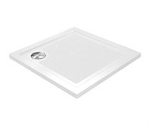 WASSERKRAFT Salm 27T Душевой поддон квадратный SMC (стеклопластик) размер 90x90 см, белый WASSERKRAFT 27T03