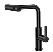 RUSH Tinos Смеситель для кухни с выдвижной лейкой (TI3732-18Black), цвет черный матовый TI3732-18Black