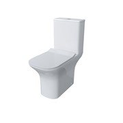 GROSSMAN Унитаз напольный Classic GR-4464S (640х340х790) безободковый,белый с тонкой крышкой,микролифт,2 места GR-4464S