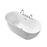 GROSSMAN Ванна пристенная Classic GR-12502-1 (170х75х58) со смесителем на борту GR-12502-1