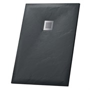 GROSSMAN Strong Душевой поддон GR-S280100Q (80х100) из искусственного камня,прямоугольный,графит GR-S280100Q