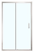 AZARIO Душевая дверь  MILTON 1200х2000 L/R, прозрачное стекло 6 мм, цвет пофиля серебро (AZ-ND6121 1200), двери раздвижные AZ-ND6121 1200