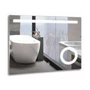 AZARIO Зеркало Лайт 800х600, LED-подсветка с диммером, сенсорный выключатель (ФР-00001377) ФР-00001377