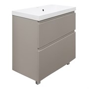 AZARIO Комплект Тумба Viola 80/2Н 800х450х850 напольная, с раковиной Астория 80, бежевый (CS00097141), цвет бежевый CS00097141