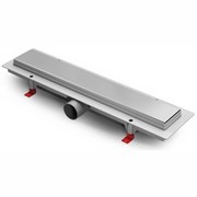 AZARIO Душевой лоток D40 Klasik 850 мм, боковой слив, пластиковый, решетка из нержавеющей стали (AZ-CH 850 K) AZ-CH 850 K