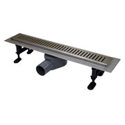AZARIO Душевой лоток STICK 900 мм, боковой слив D50, нержавеющая сталь, перфорированная решетка (AZPP01-90 Stick) AZPP01-90 Stick