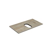 AQUATON Столешница Лофт Фабрик 80.0х1.6х39.8 дуб эндгрейн (1A243003LTDU0) 1A243003LTDU0