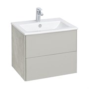 AQUATON Тумба под раковину Сохо 60 подвесная, Слэйт\Галька серая (1A258001AJ9A0) 1A258001AJ9A0