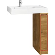 AQUATON Фасад для тумбы Лондри 20 Дуб Рустикальный (1A275001LHDR0) 1A275001LHDR0