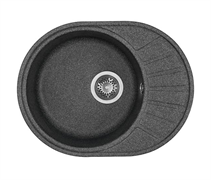 AQUATON Кухонная мойка Чезана, графит (1A711232CS210) 1A711232CS210