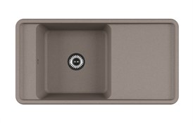 AQUATON Мойка для кухни Беллис 97 серый шёлк (1A725132BS250) 1A725132BS250