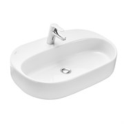 AQUATON Раковина накладная Одри 620х420х130 фарфор, белая (1WH501710) 1WH501710