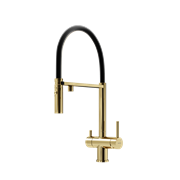 SANCOS Смеситель для кухни Imola с гибким изливом и возможностью подключения фильтра для воды, цвет полированное золото, арт. SC4010ZG SC4010ZG