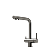 SANCOS Смеситель для кухни Foster с возможностью подключения фильтра для воды, цвет вороненая сталь, арт. SC4014GG SC4014GG