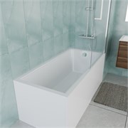 VINCEA Ванна акриловая VBT-2G150-FR с каркасом 1500*700*470, пристенная, цвет белый VBT-2G150-FR