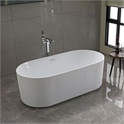 VINCEA Ванна акриловая VBT-426-1700 1700*800*580, цвет белый, щелевой перелив VBT-426-1700