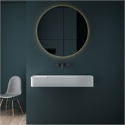 VINCEA Раковина из искусственного камня VWB-6S312MW, 1200*400*150, подвесная, цвет белый матовый VWB-6S312MW