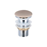 VINCEA Донный клапан с керамической крышкой DBS0-216MC, капучино мат. крышка, без перелива DBS0-216MC
