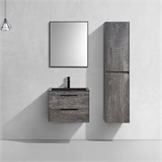 VINCEA База под раковину Chiara 2D 600 подвесная, 2 выкатных ящика soft-close, G.Stone VMC-2C2600GS
