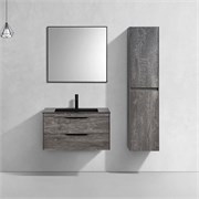 VINCEA База под раковину Chiara 2D 800 подвесная, 2 выкатных ящика soft-close, G.Stone VMC-2C2800GS