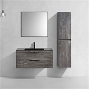 VINCEA База под раковину Chiara 2D 1000 подвесная, 2 выкатных ящика soft-close, G.Stone VMC-2C2100GS