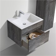 VINCEA База под раковину Chiara 600 подвесная, 1 выкатной ящик soft-close, G.Stone VMC-2C600GS
