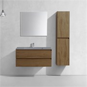 VINCEA База под раковину Luka 1000 подвесная, 2 выкатных ящика soft-close, T.Oak VMC-2L100TO
