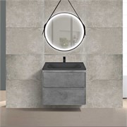VINCEA База под раковину Vico 600 подвесная, 2 выкатных ящика soft close, Beton VMC-2V600BT